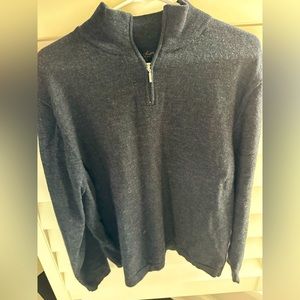 Men’s wool zip up sweater sz xl but fits more like a large